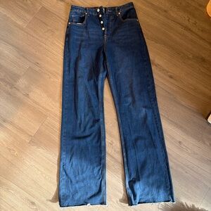 Articles Of Society Dark Blue Flare Jeans